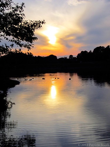 sunset skyscape tn waterscape cookeville canecreekpark