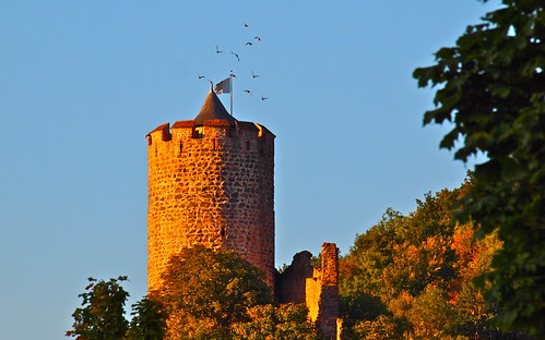 france historic alsace chateau hautrhin kaysersberg monumenthistorique mickyflick circularkeep