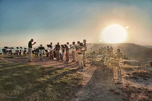 sunset music concert band arkansas mtnebo sunsetpoint zormsk arkansastechuniversity brassintheclouds