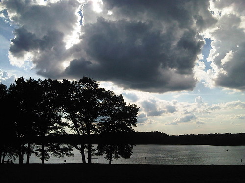 park sky lake tree water clouds mi evening michigan sunday kalamazoocounty hogset prairieviewpark hogsetlake