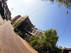 Fisheye view of the old market
