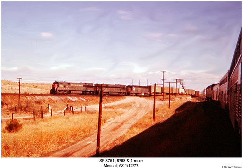 railroad arizona train diesel railway trains sp locomotive uboat trainengine ge southernpacific espee sd45 emd mescal u33c u33 sixaxle