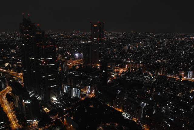 A view from Tokyo Metropolitan Government Building Observation with DP1 Merrill