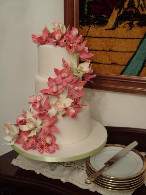 Orchids Cascade by Mary Ann Zahra of Artistic Cakes Malta