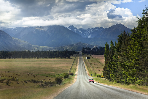 road trip travel blue summer vacation sky cloud mountain lake mountains tourism nature water beautiful clouds spectacular landscape outdoors island drive scenery rocks view south scenic southern zealand national journey