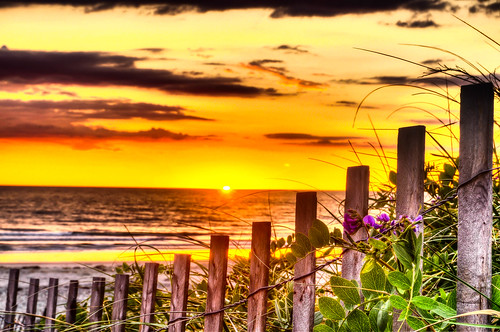 red beach sunrise massachusetts newengland atlantic
