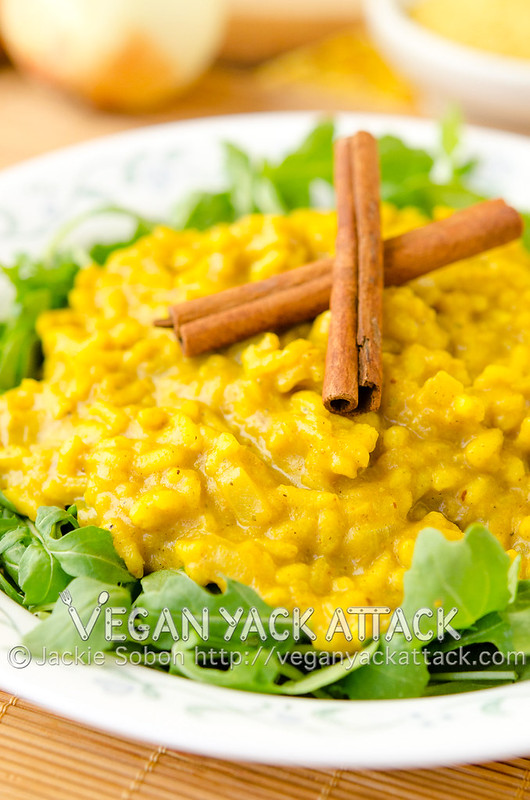 This Pumpkin Curry Risotto is a warming combination of curry and arborio rice, plus the addition of seasonal pumpkin, making this dish delectable.