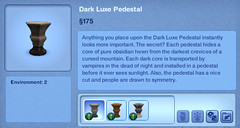 Dark Luxe Pedestal