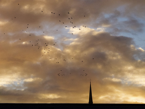 sky clouds sunrise dawn shropshire shrewsbury scpad1218