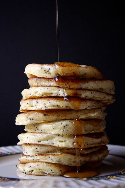 lemon poppy seed pancakes