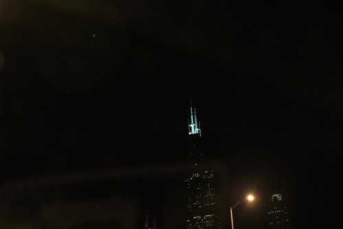 Day 55: Driving through Chicago at Night.