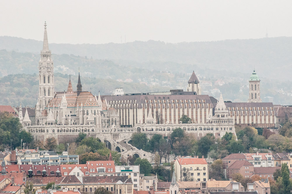 Vistas de Budapest desde el mirador de la Cúpula de San Esteban