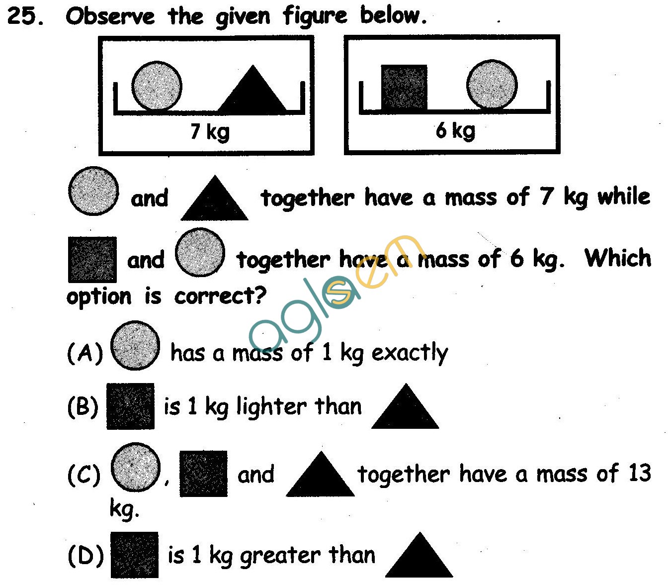 NSTSE 2011 Class II Question Paper with Answers - Mathematics