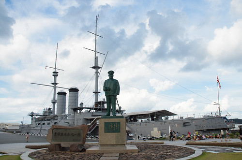 statue japan ship battleship yokosuka mikasa museumship admiraltogo mikasapark predreadnought togoheihachiro mikasasenkan