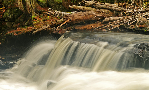 autumn water waterfall bancroft