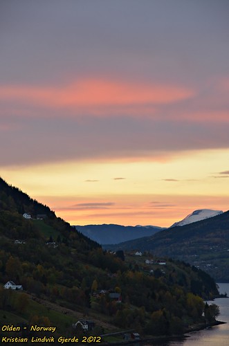 sunset norway norge europa scandinavia stryn olden noreg nordfjord sognogfjordane norwegianfjord nikond5100