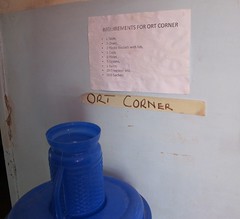 Oral Rehydration Therapy Corner at a rural health centre