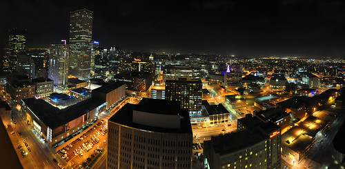 panorama skyline night downtown denver nighttime 2012 hyattregency compositeimage denverskyline