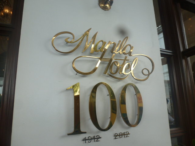 Manila Hotel 100 years