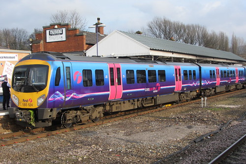 Stalybridge Station and Class 185