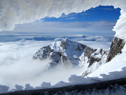 winter mountain snow canon greece macedonia falakro