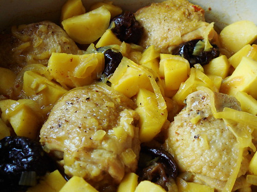 Chicken Tagine with Sweet Potatoes & Prunes
