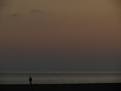 sunset pordosol sea praia beach fishing fisherman alone pesca 海 日没 釣り 浜 漁師 canonsx40hs キャノン　ｓｘ40ｈｓ　canon