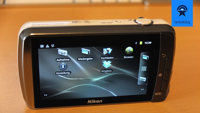 Nikon Coolpix S800C - Review - Android Betriebssystem