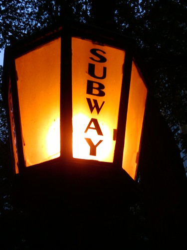 NYC Subway Lamp