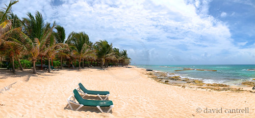 ocean beach mexico nikon wideangle bluesky panoramic palmtrees rivieramaya hdr beachchairs 1755 d300 1755afsdxzoomnikkor1755mmf28gifed 2012061537483753c31000