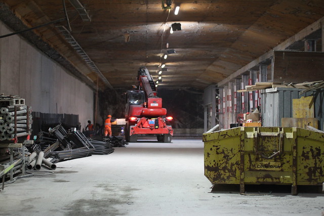 Unused Motorway Tunnel under Zurich Central Station