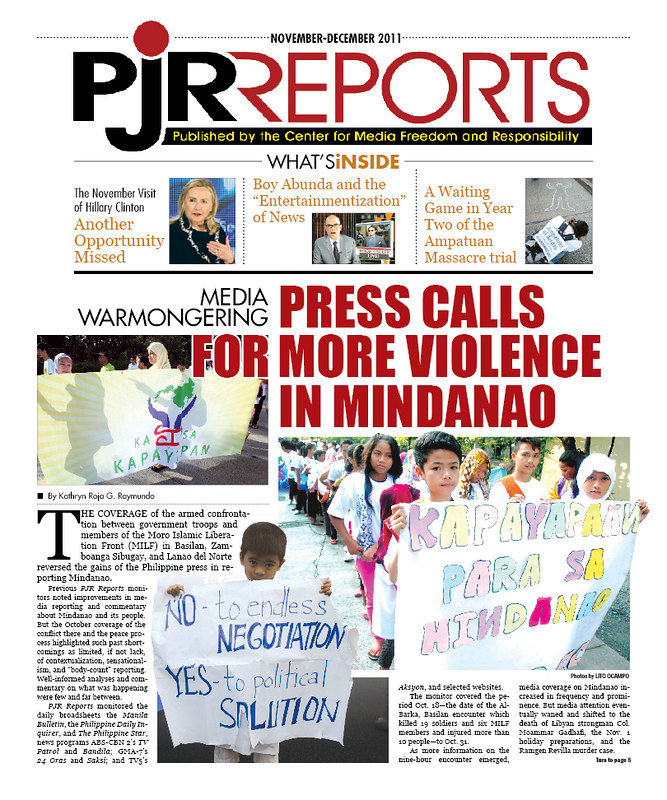 PJR Reports November-December 2011