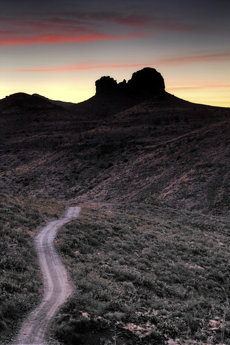 road arizona black blackhills sunrise az hills hdr