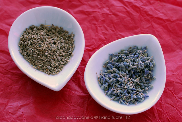 Anise seeds and lavender