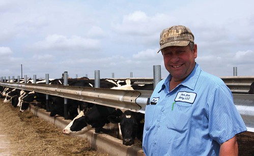 Roger Erickson takes pride in the success of his dairy operation in Clark County, Wis. NRCS photo.