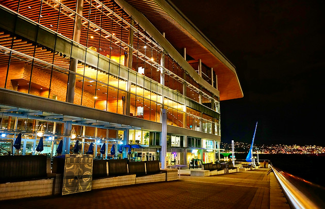 Vancouver Convention Centre at Night