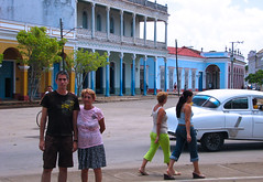 Calles al lado de la Plaza Isabel II, ciudad colonial de San Juan de los Remedios, Cuba. 2007