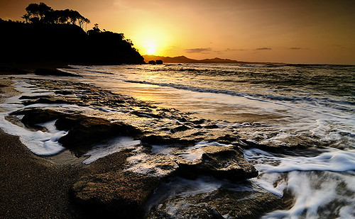 sunset sun beach palms tramonto mare dominicanrepublic caribbean atlanticocean palme spiaggia maimon puertoplata caraibi repdom oceanoatlantico tokinaatx1241224f4 polafol masieroalessandro