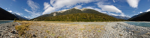 new trip travel newzealand wild panorama alps nature composite river landscape outdoors island nikon scenery whitewater stitch natural pacific pano south adventure southern rafting zealand alpine backpacking montage nz queenstown photomerge westcoast aotearoa haast overnight australasia oceania landsborough d90 goneforawander enzedonline landsboroughvalley