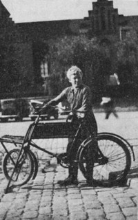 Young Bicycle Messenger in Copenhagen