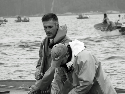 Imagen de la Serie fotográfica "Marisqueiros de Arousa"