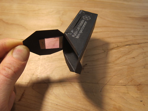 mini fold-up spectrometer assembly