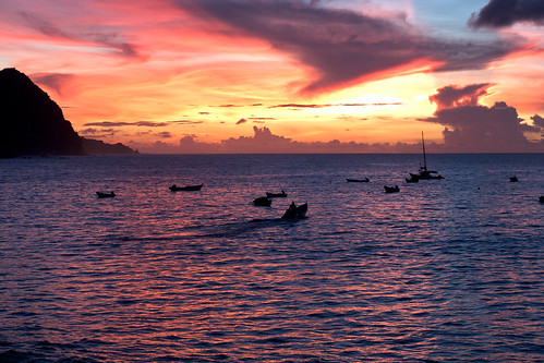 ocean sunset sea caribbean tobago trinidadtobago castara
