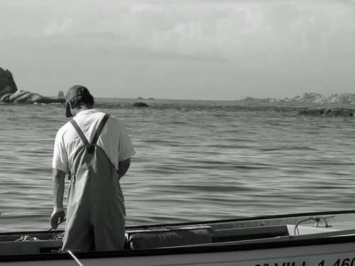 Imagen de la Serie fotográfica "Marisqueiros de Arousa"