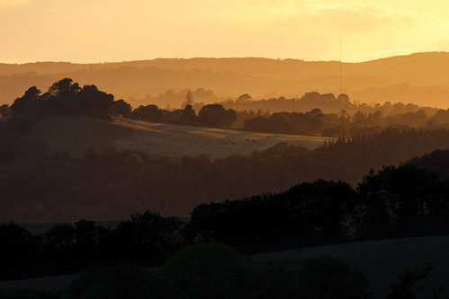 ireland sunset hill hills meath