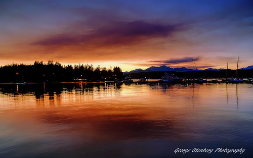 washingtonstate pacificnorthwest hoodcanal sunset twilight reflections