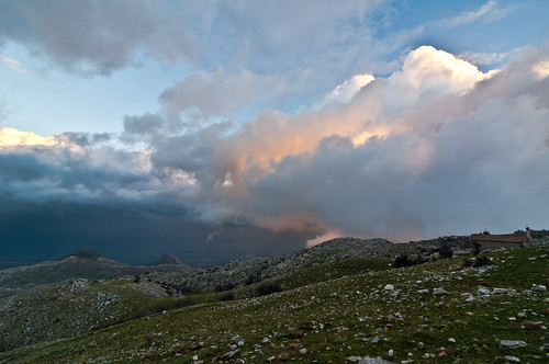 autumn mountain clouds greece arcadia megalopolis peloponnisos lykaion