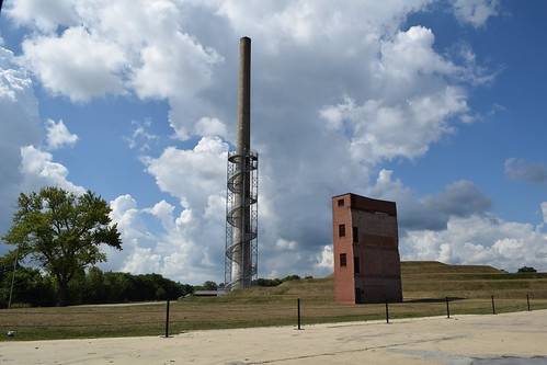 arielfoundationpark mountvernon mtvernon ohio smokestack industrial