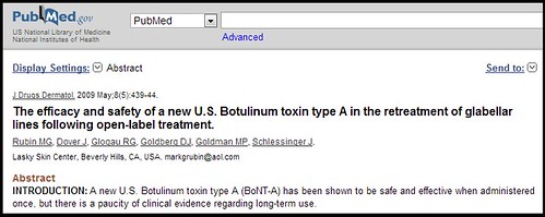 Dr. Joel Schlessinger studies the long-term effects of botulinum toxin type A