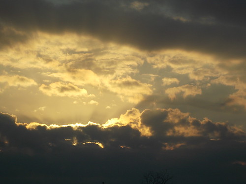 sunset sky cloud clouds evening october michigan unedited realdeal